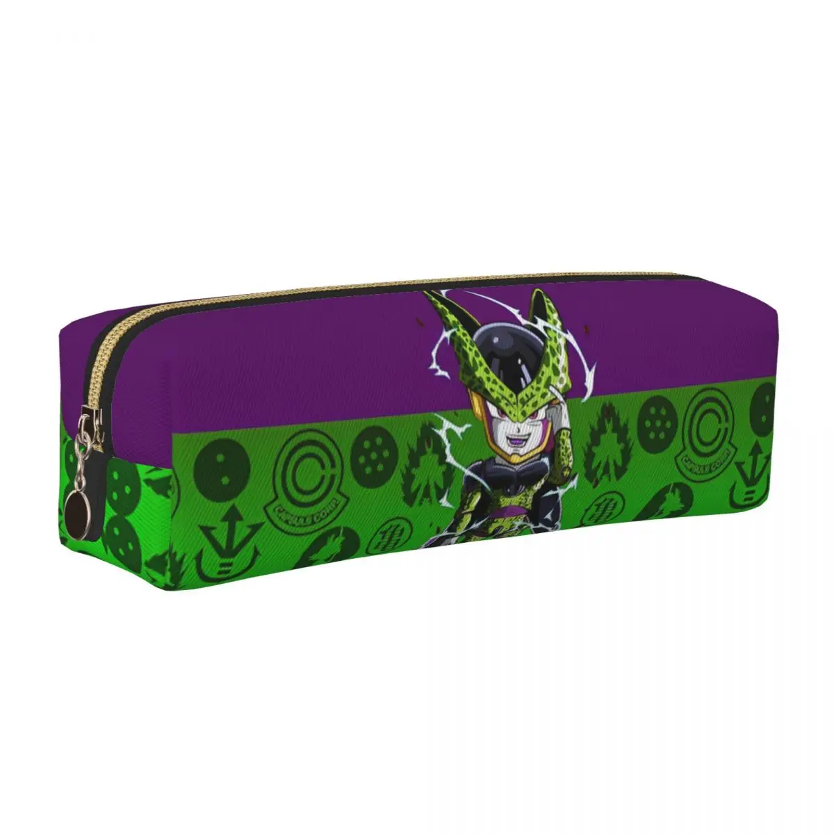 

Dragon Ball Z Cell Pencil Cases Cute Pen Holder Bag Student Big Capacity Office Gifts Pencilcases