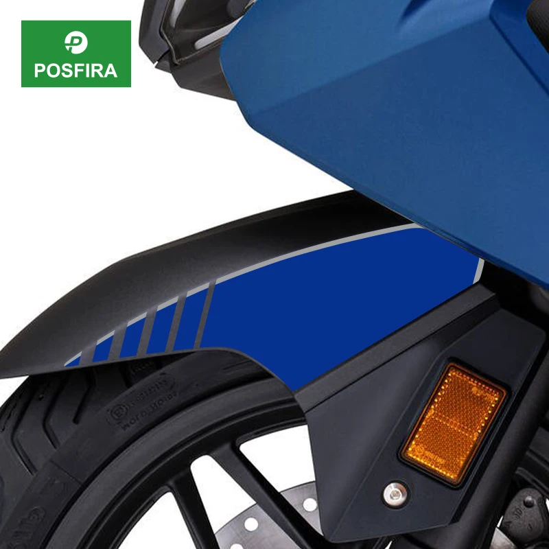 POSFIRA Motorcycle Front Fender Sticker Vinyl Decals for Honda Forza 125 Forza125 2018-2026 2021 2022 2023 2024 2025 Accessories
