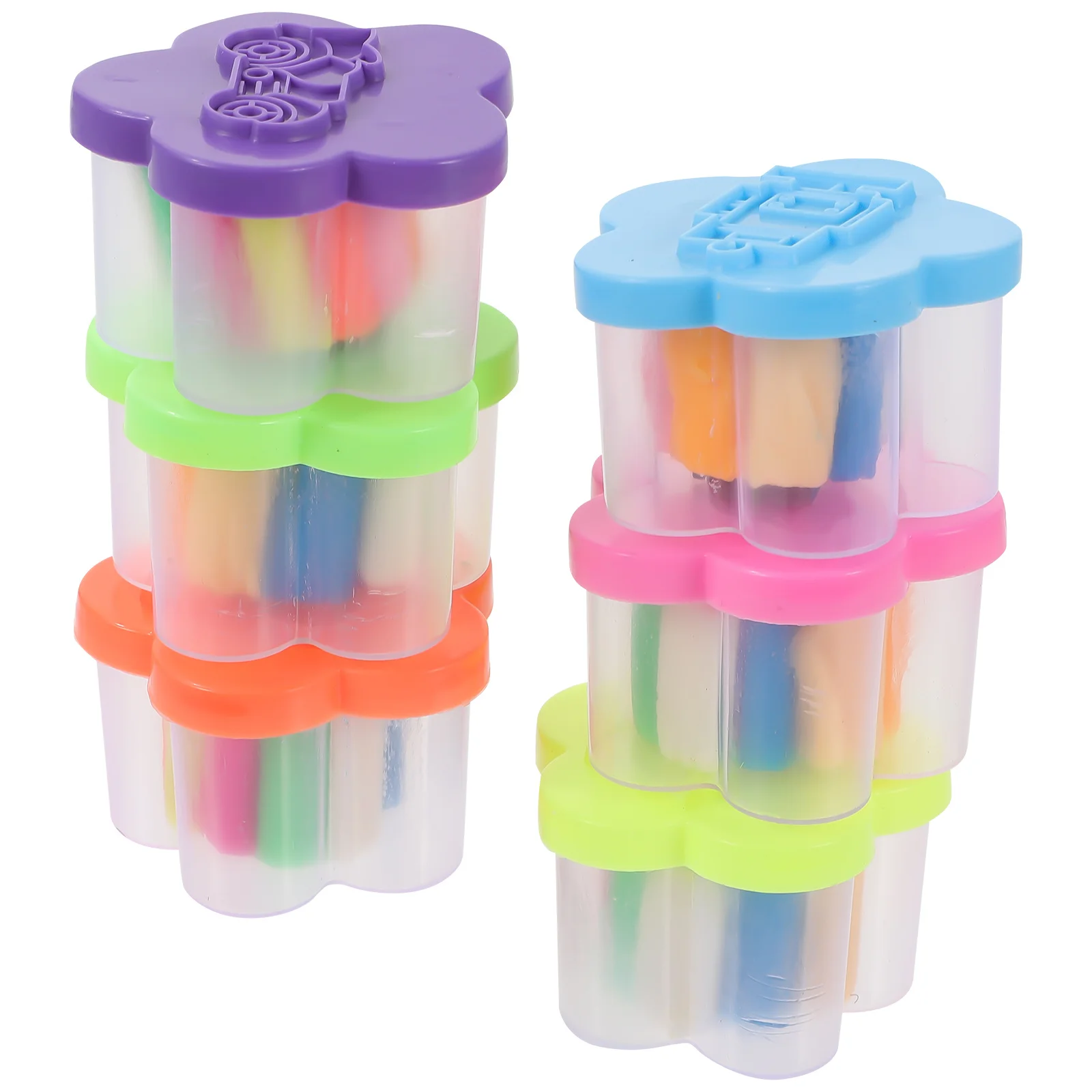 12 Boxes Crafts Clay for Kid DIY Modeling Clay Kit Light Safe Bright Colors Included Easy to Carry Storage Box for School Home