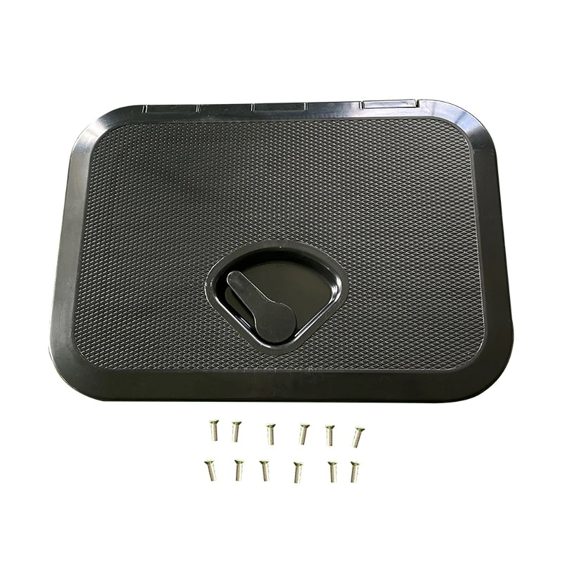 Marine Deck Access Hatch and Lid Hatch Inspection Cover Accessory Leakproof for Marine Boat RV Rectangle with Lock-A68X