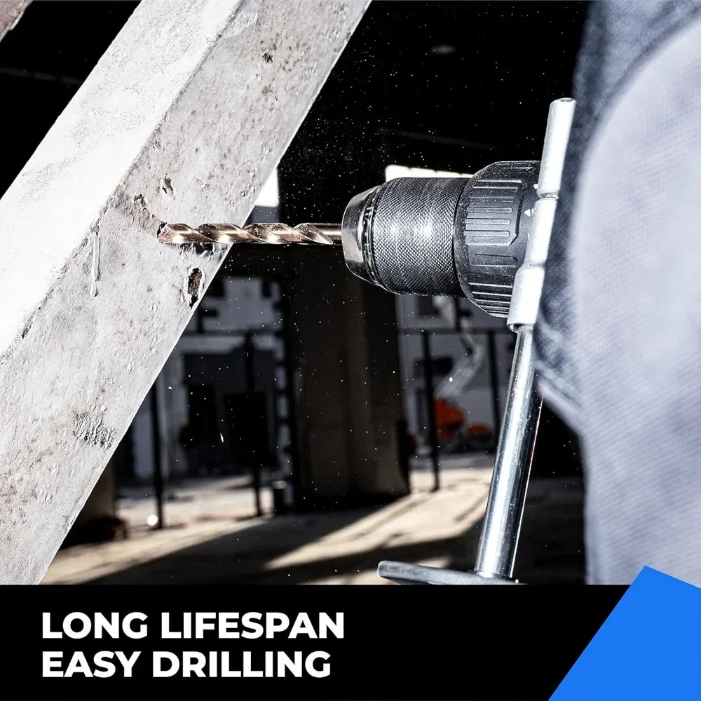 Small Drill Bit 13pc Titanium Plated Twist Drill Set 1.5mm-6.5mm Electric Drill Drill Tool DIY Woodwork Drill and Open 2025