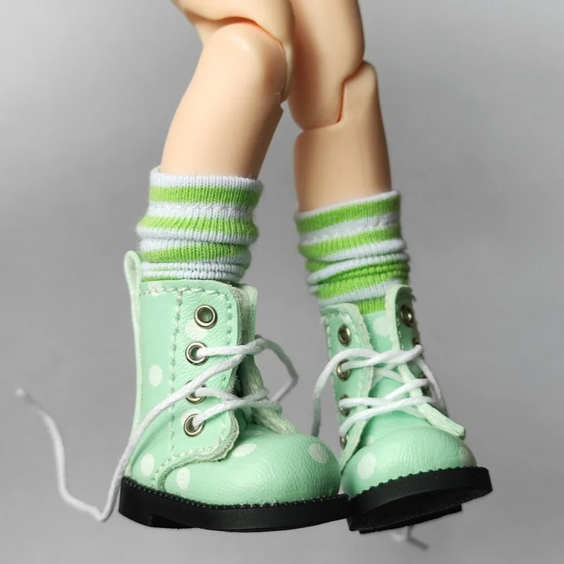 Tilda-Botas de cuero para muñeca Blythe Pullip, zapatos de juguete, Mini botas de invierno, accesorios para muñecas Blyth, juguetes, 1/8