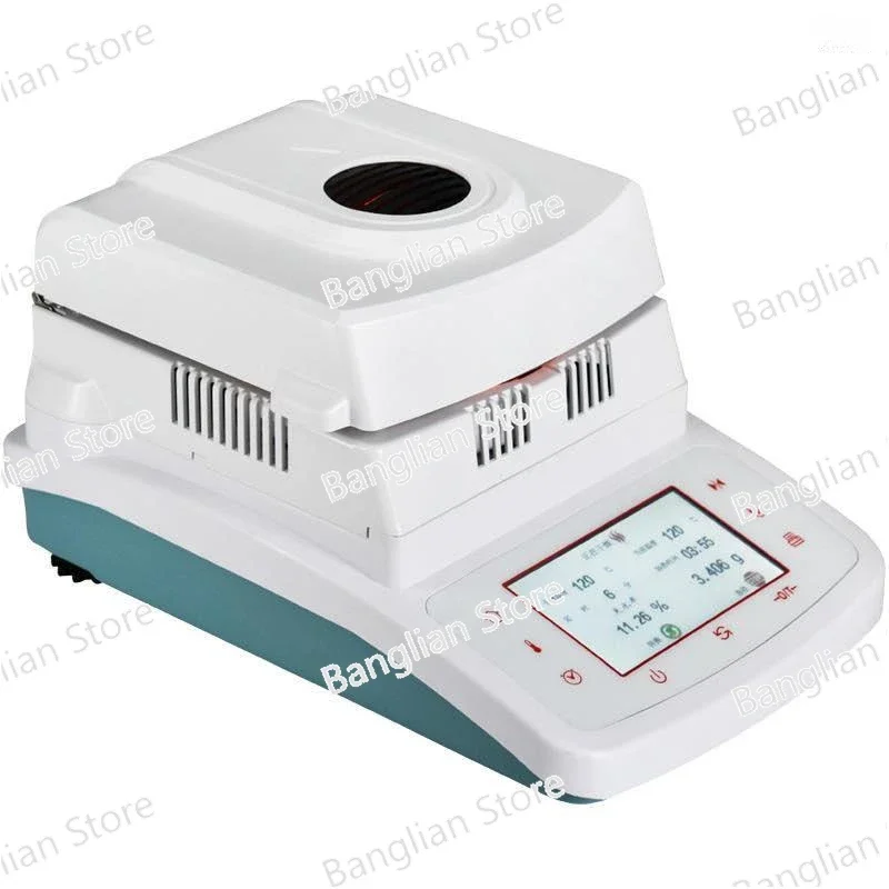 Rapid Analyzer 50g/0.005 100g/0.005 Automatic Halogen Heating Moisture Meter Analyzer Tester Tea, Grain, Feed, Corn, Plastic