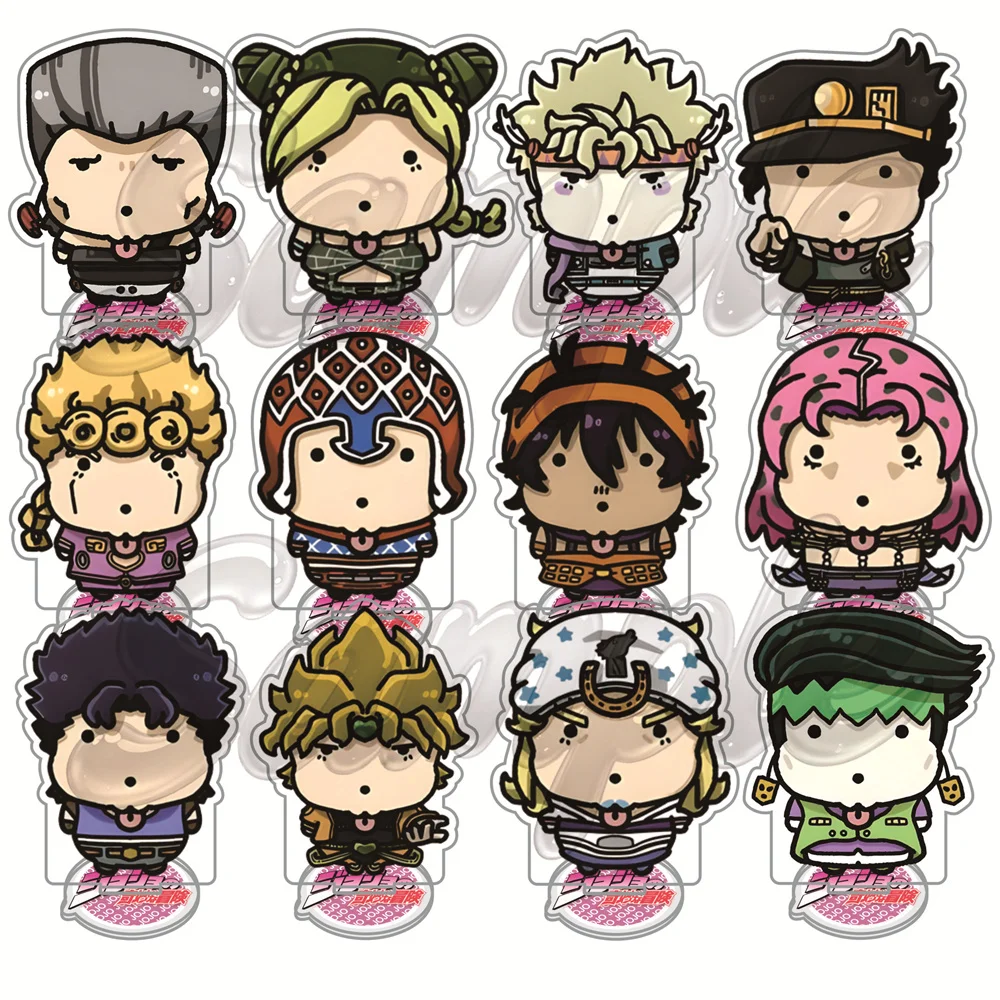 Anime JoJo's Bizarre Adventure 10cm Acrylic Stand Tabletop Decorations Accessories Gifts Keychain Elegant Goods Halloween  Gift