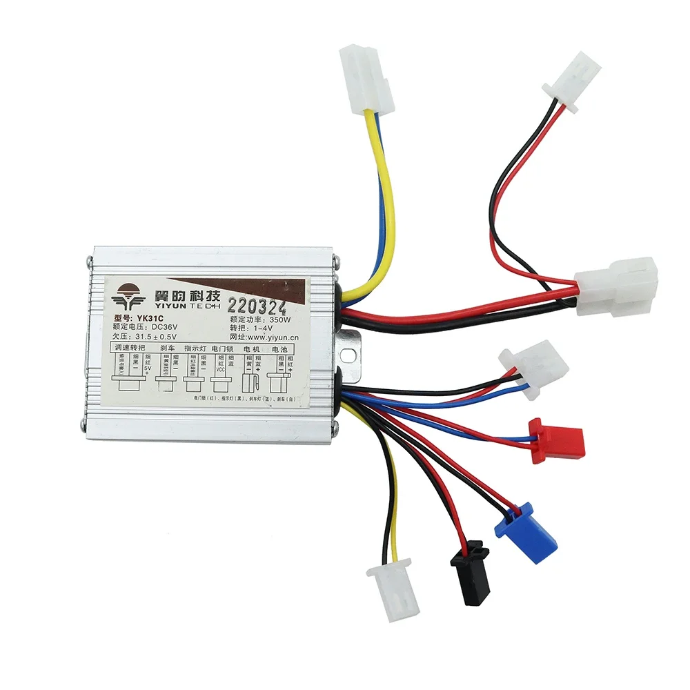 Elektrofahrrad, Fahrrad, Roller, Zubehör, Motor, gebürsteter Controller und Gasdrehgriff, 24 V, 36 V, 48 V, 250 W, 350 W, 500 W, 1000 W – Detail 3
