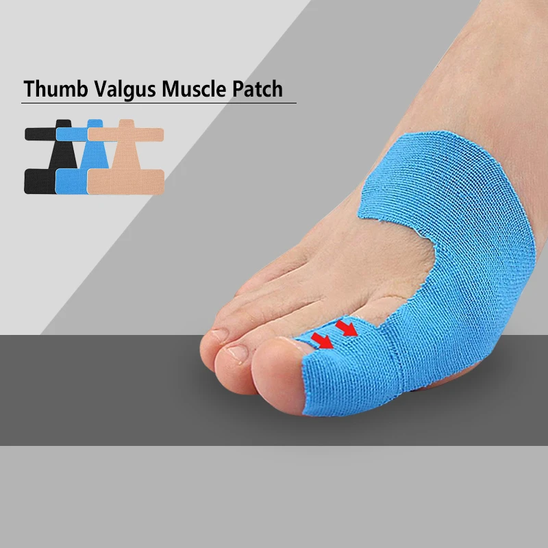 10pcs/set Big Toe Valgus Orthotics, Best Bunion Corrector, Self Adhesive Big Toe Brace Thumb Cover Stickers, Bunion Corrector