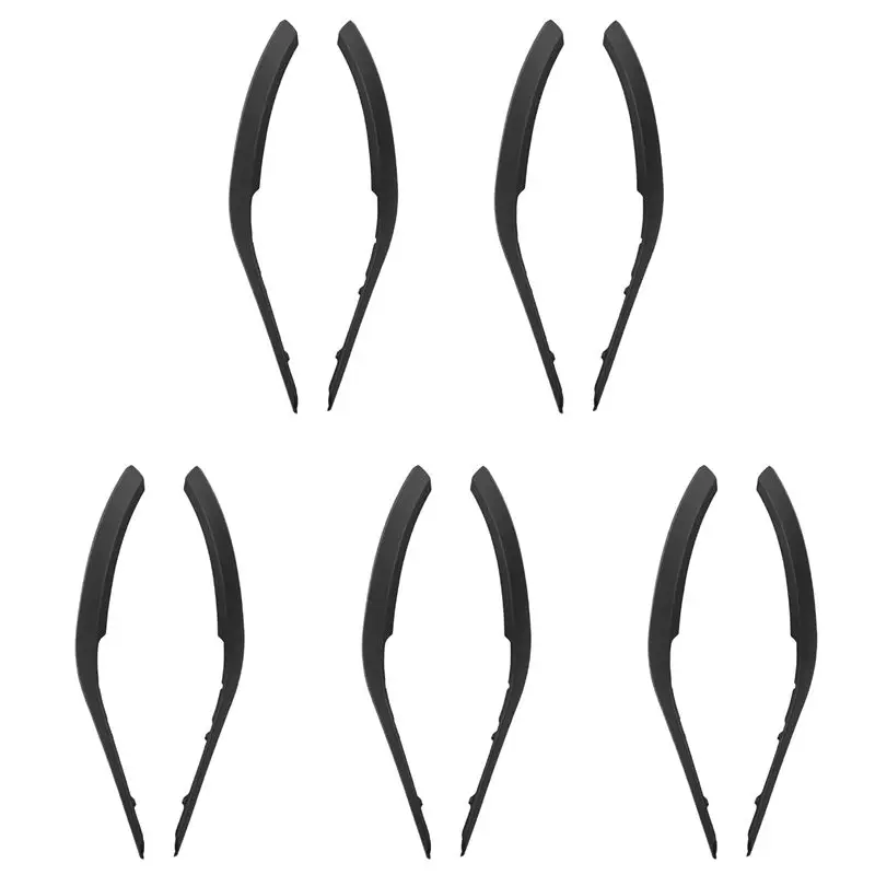 10X Car Left/Right Inner Door Handle Cover For Bmw X1 E84 2010-2016 Black