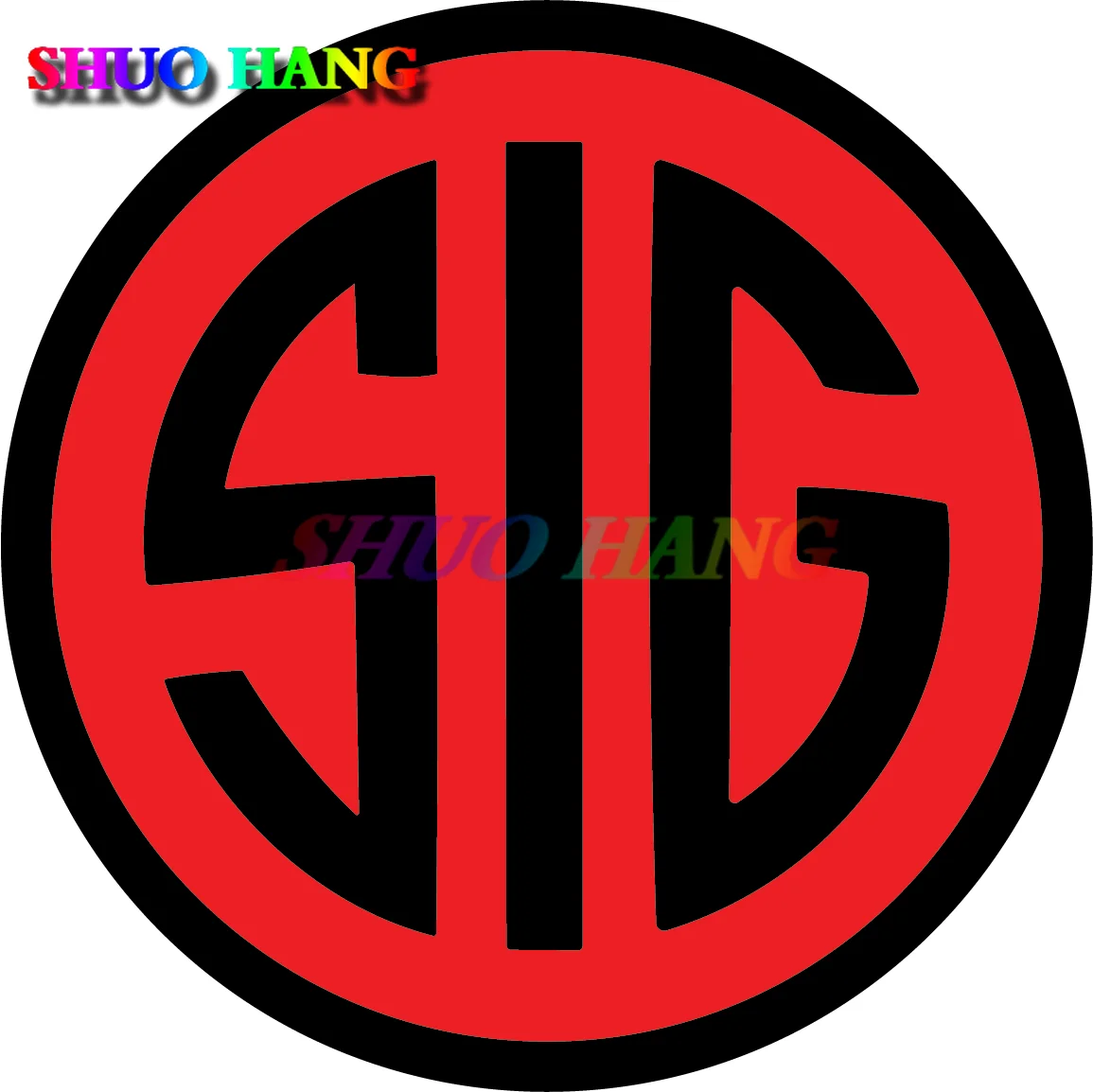 SIG Sauer Firearms American Flag Gun Rifle Pistol Logo Vinyl Sticker Decal Car Truck Racing Auto Parts Window PVC