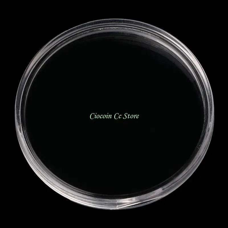 صندوق تخزين العملات المعدنية الدائري X90F، منظم مستلزمات جمع العملات المعدنية الشفاف