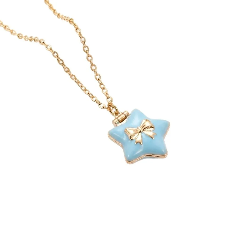 New Cute Pentagram Phase Box Opening Closing Interesting Design Jewelry Pendant Opening Box for Women