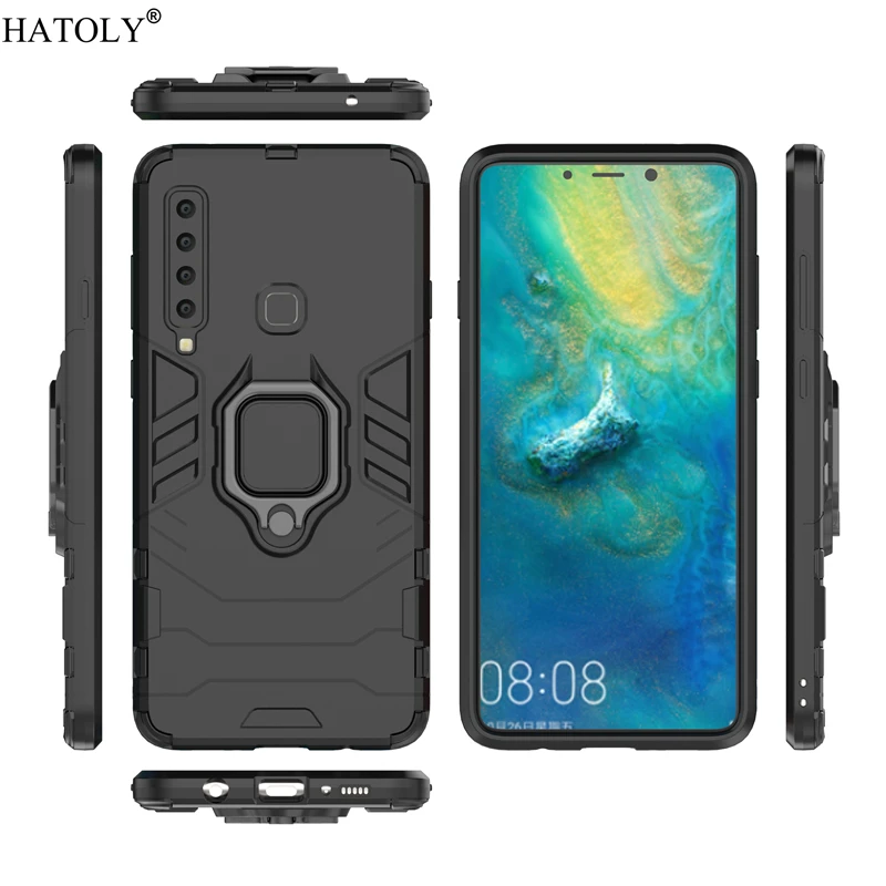 For Samsung Galaxy A9 2018 Case Cover for Samsung Galaxy A9 2018 Finger Ring Phone Case PC Armor Case For Samsung Galaxy A9 2018