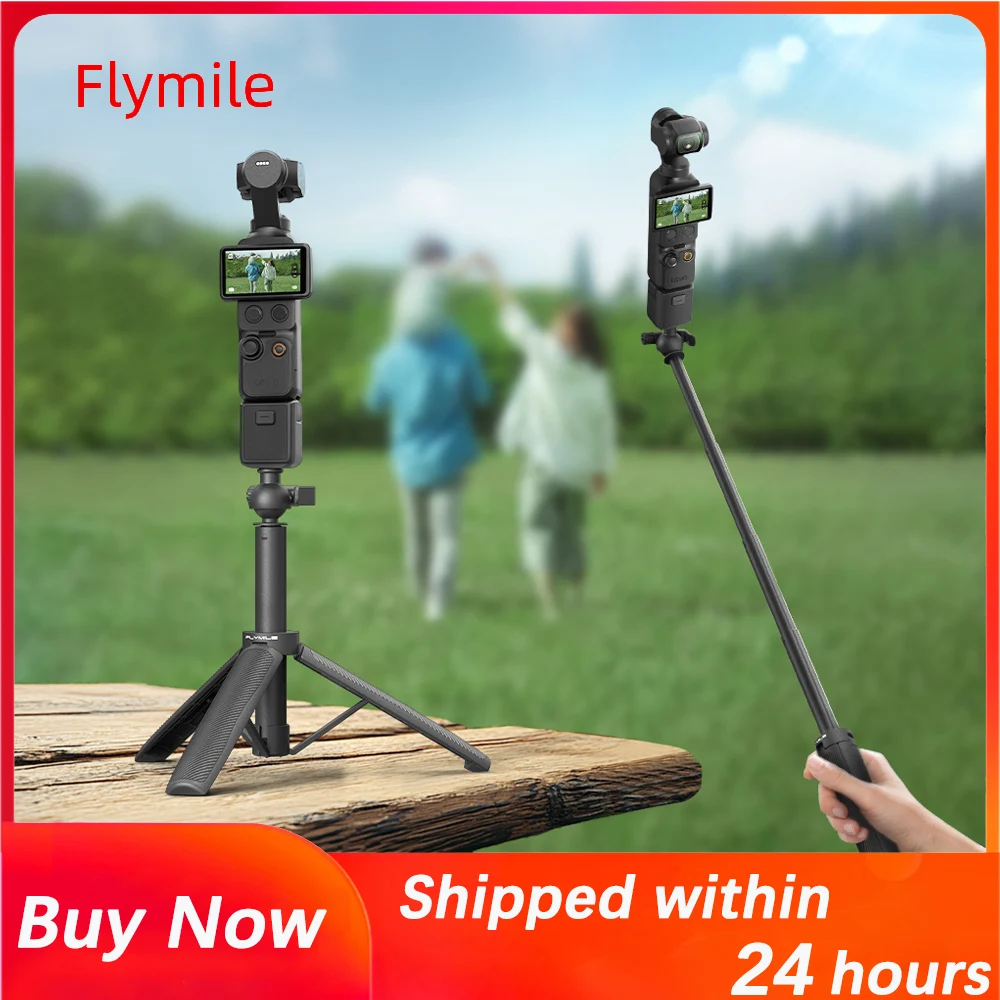 

Универсальный штатив Flymile с шаровой головкой для Insta360 ACE Pro 2/X5 X4/DJI Osmo 360/Action 6 5 Pro, регулировка на 360 градусов