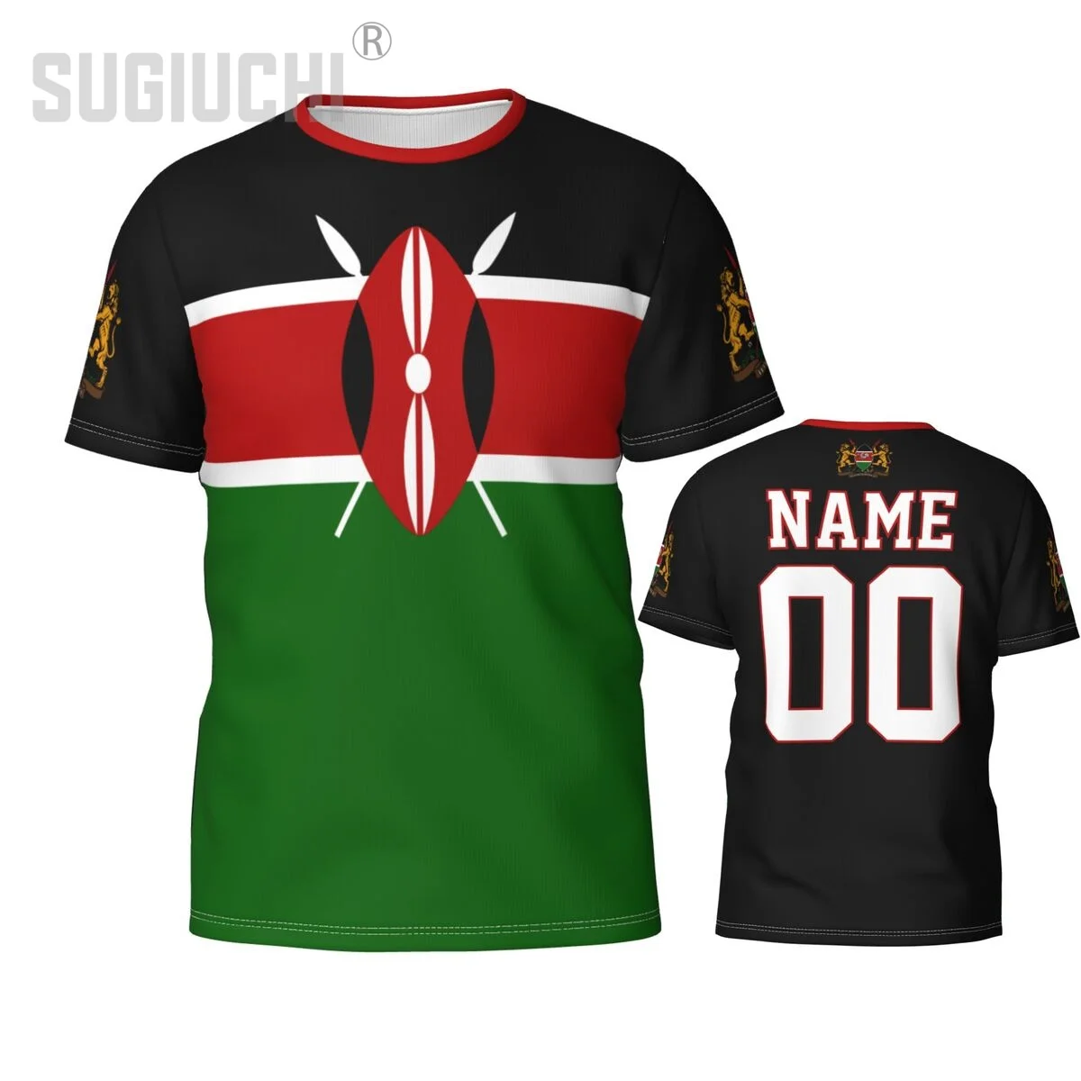 Custom Name Number Kenya Flag Emblem 3D T-shirts Clothes For Men Women Tees jersey Soccer Football Fans Gift T shirt