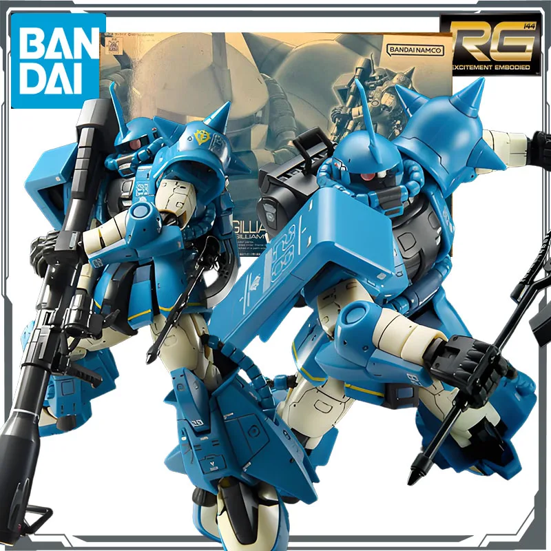 

Bandai Original MODEL KIT GUNDAM RG MS - 06R - 2 ROBERT GILLIAM'S ZAKUⅡ 1/144 Figure Assembly Model Toys Model Gifts for Boys