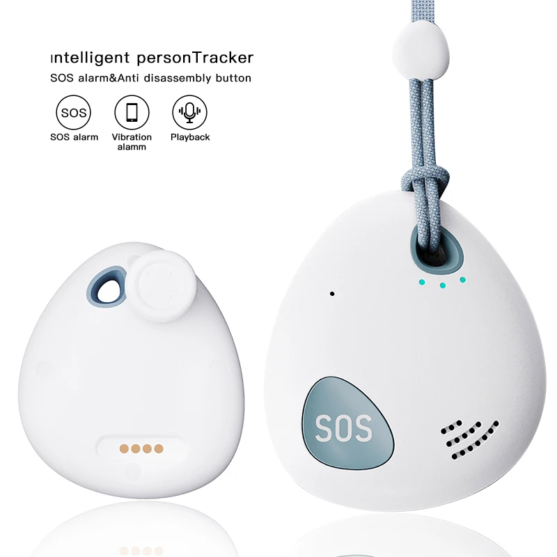 Smart Personal GPS Tracker Waterproof Anti-Lost GPS Tracker SOS Alarm APP Remote Control Dual SIM Card Support GSM/WIFI/GPRS