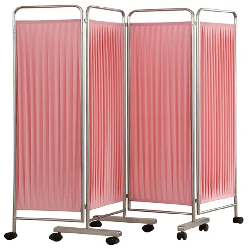 Stainless Steel Hospital Furniture Medical Folding Ward Screen