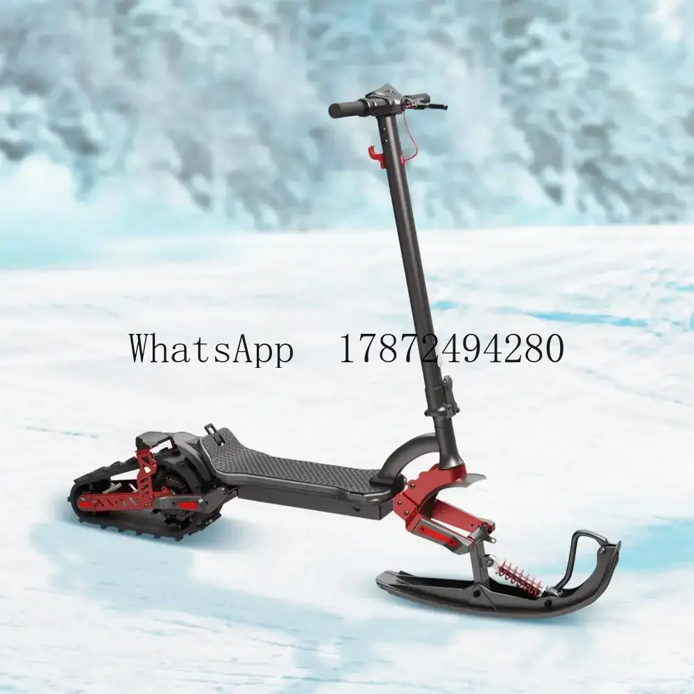 3-in-1 45Km/h Winter sled 48V 20Ah 2000W Motor Electric Snow Swith snow kit for All Terrain Off Road Tracked EScooter