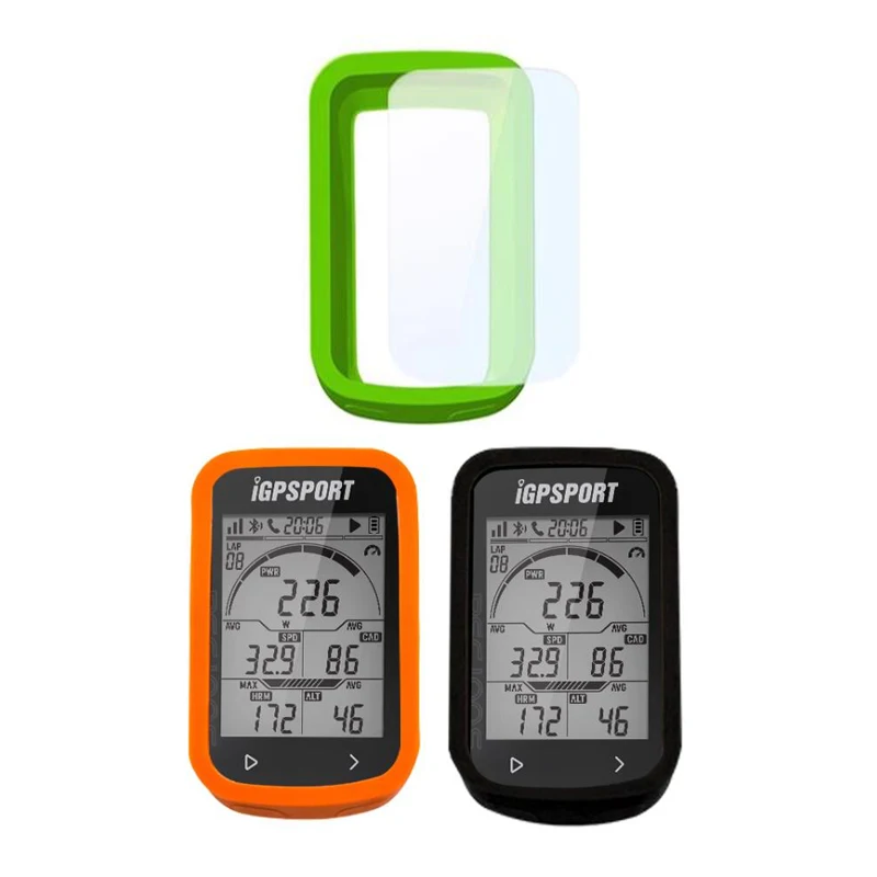 جراب واقي بحافة ناعمة من السيليكون IGPSPORT ، واقي شاشة ، غطاء غشاء ، واقي جلد ، دراجة ، نظام تحديد المواقع ، كمبيوتر ، BSC