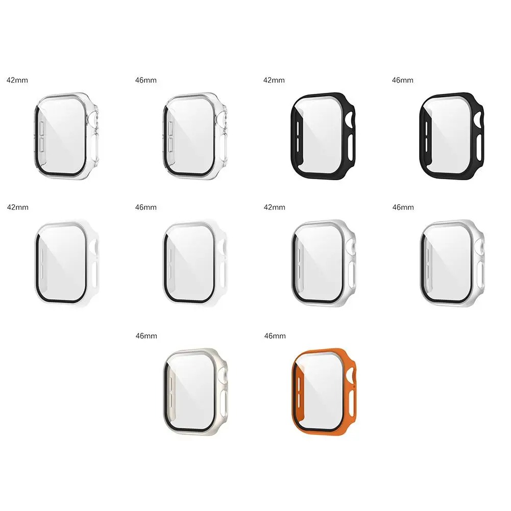 Vetro temperato + Cover per Apple watch Series 10 42mm 46mm Matte Hard PC Bumper Screen Protector Case IWatch 10 42/46 accessori