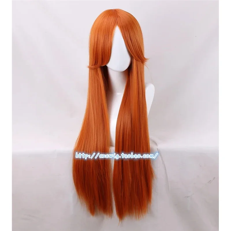 

Zelda Marin 80 см длинные оранжевые термостойкие парики для косплея карнавальные волосы + шапочка для парика