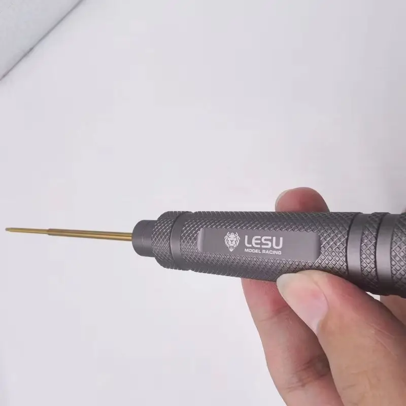 LESU 1.5MM Hexagonal Screwdriver Handle Removable Metal Tool Universal RC for Tamiya Truck Excavator Loader Model
