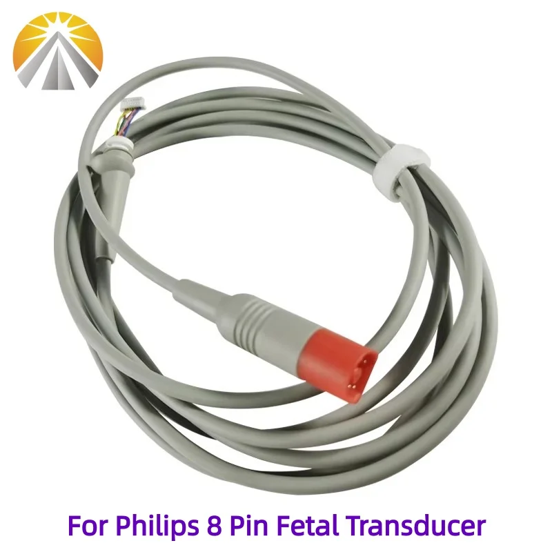8 دبوس التحقيق إصلاح كابل الطبية الجنين توكو الولايات المتحدة FHR محول NFPHA9020 قابلة لإعادة الاستخدام لشركة فيليبس أفالون M2702A M2703A FM20 FM30 #6
