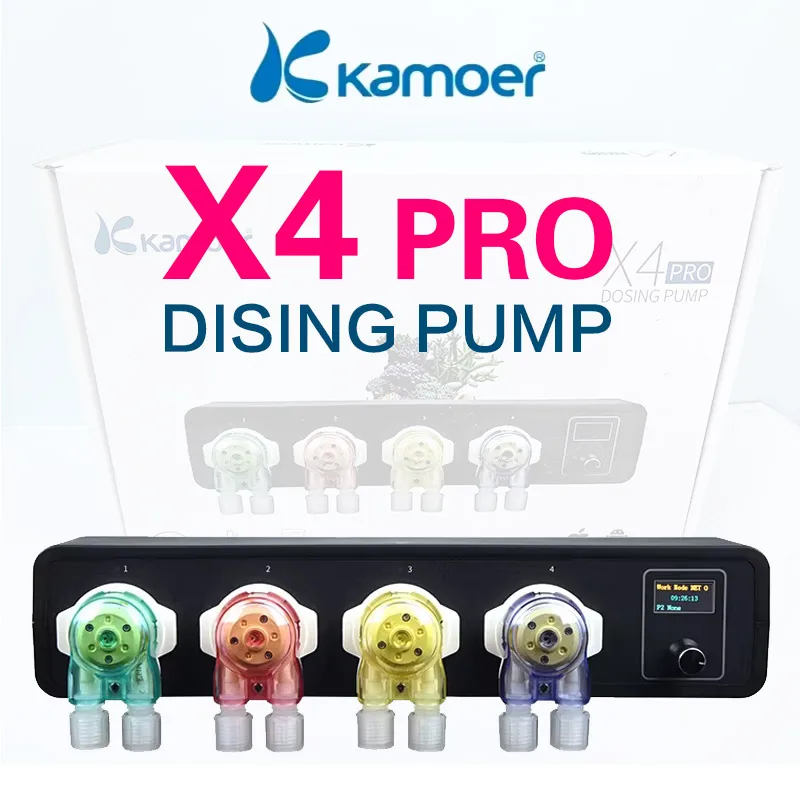 Kamoer X4 PRO Dosing Pump Wifi Remote High Precision 4-Channel Dosing Pump For Aquarium Marine Life Breeding-1