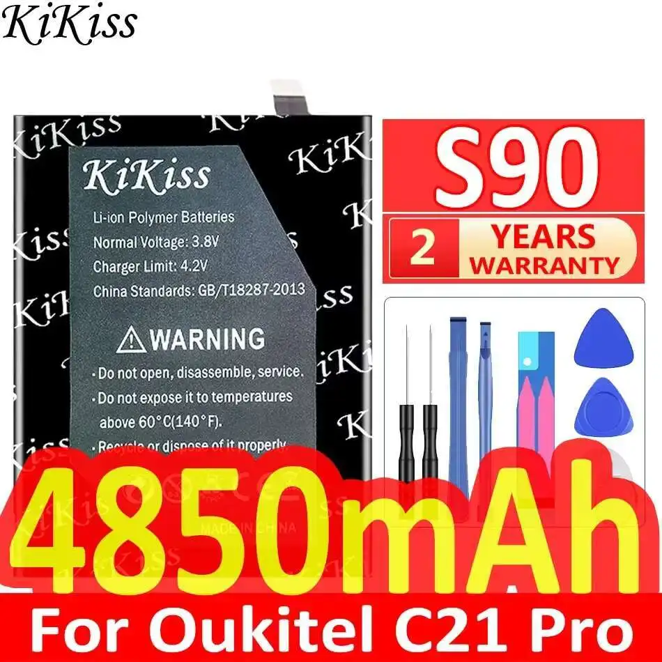 

Premium Replacement Mobile Phone Battery 4850Mah Durable For Oukitel C21 Pro C21pro S90