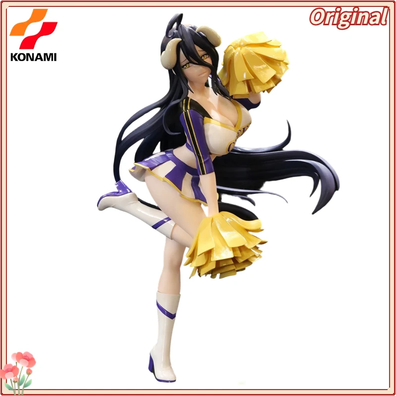KONAMI Masquerade OVERLORD Albedo Cheerleader Girl Anime Figure Ornament
