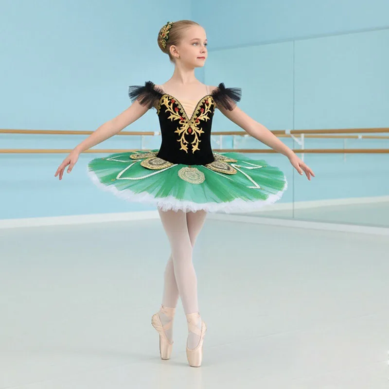 elegant-princess-ballet-dress-girl-stage-summer-children's-dance-costume-vestidos-kids-outfit-baby-tutu-dresses-girls-clothing