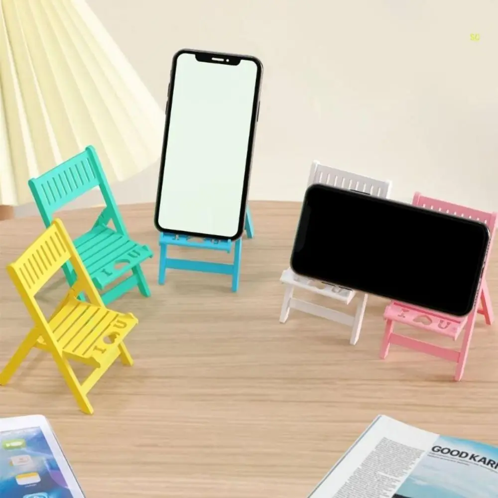 New Portable Phone Stand Holder Foldable Multi Angle Chair Phone Stand Desktop Desk Universal Lazy Desktop Phone Stand
