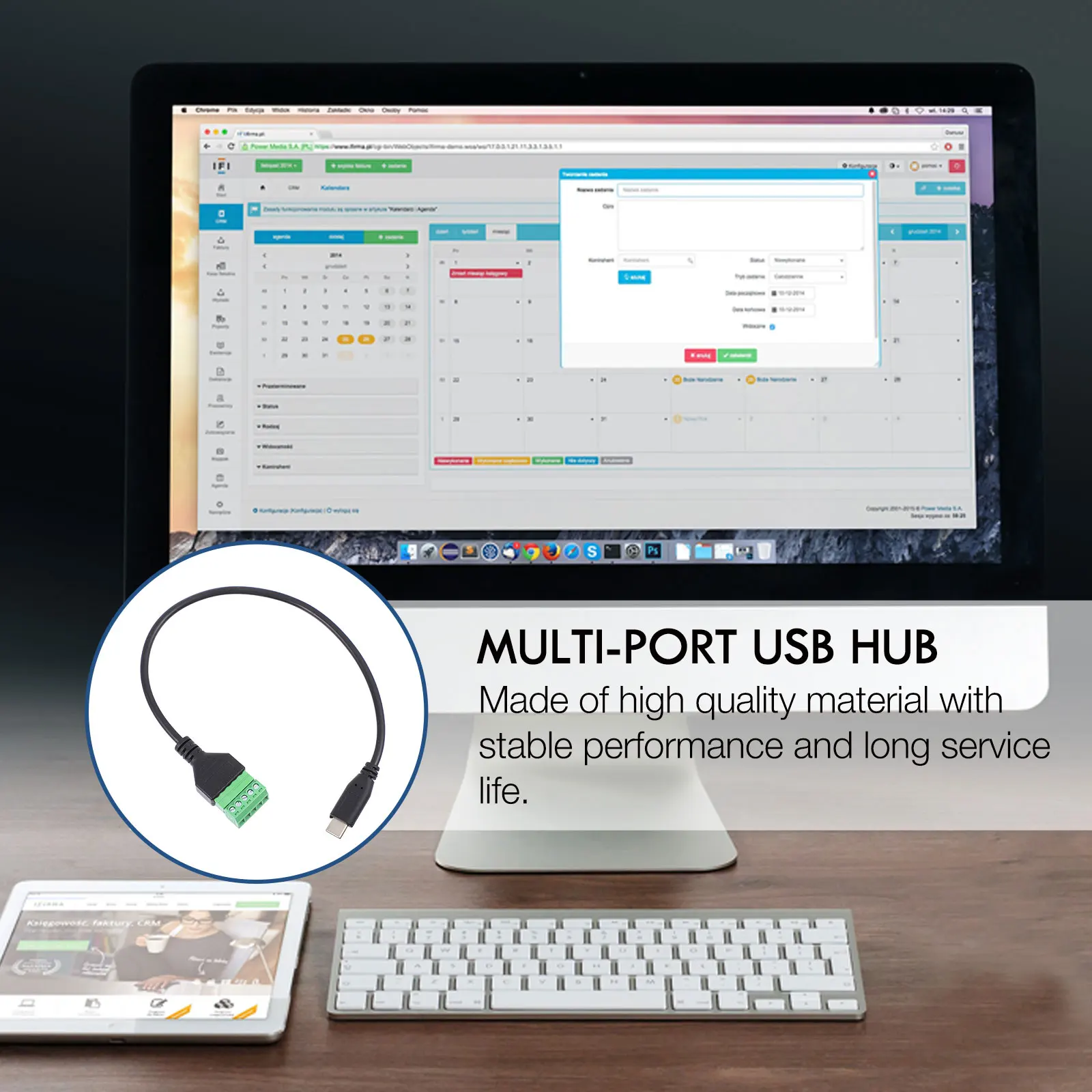 

Type C Adapter USB Screw Terminal Block Charging Cable Data Converter 5Pin Connector Solderless Extender Computer Accessory
