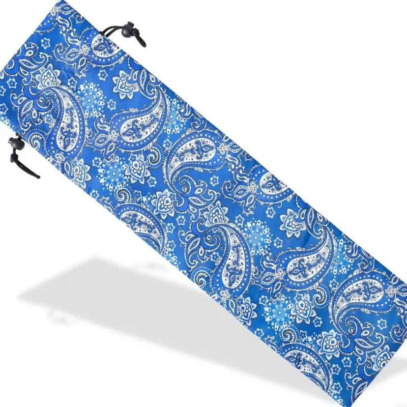 Mahjong-Organizer-Etui mit Kordelzugverschluss, großes Fach, Mahjong-Schiebelineal-Tasche für Partys und Ausflüge A2UB – Detail 9