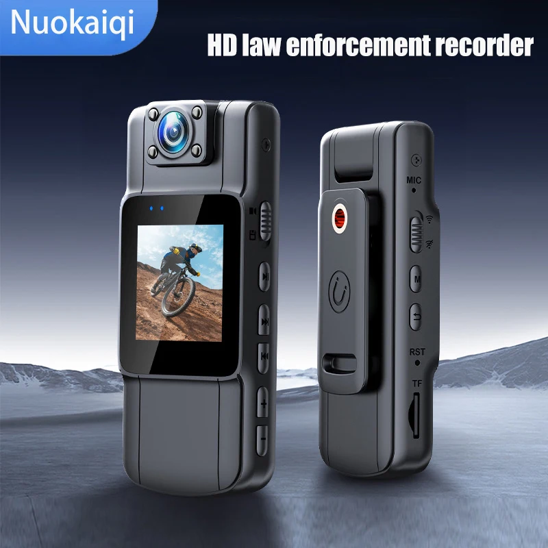 HD 1080P Driving Recorder Handheld Back Clip Law Enforcement Instrument Infrared Night Vision Portable Camera Smart