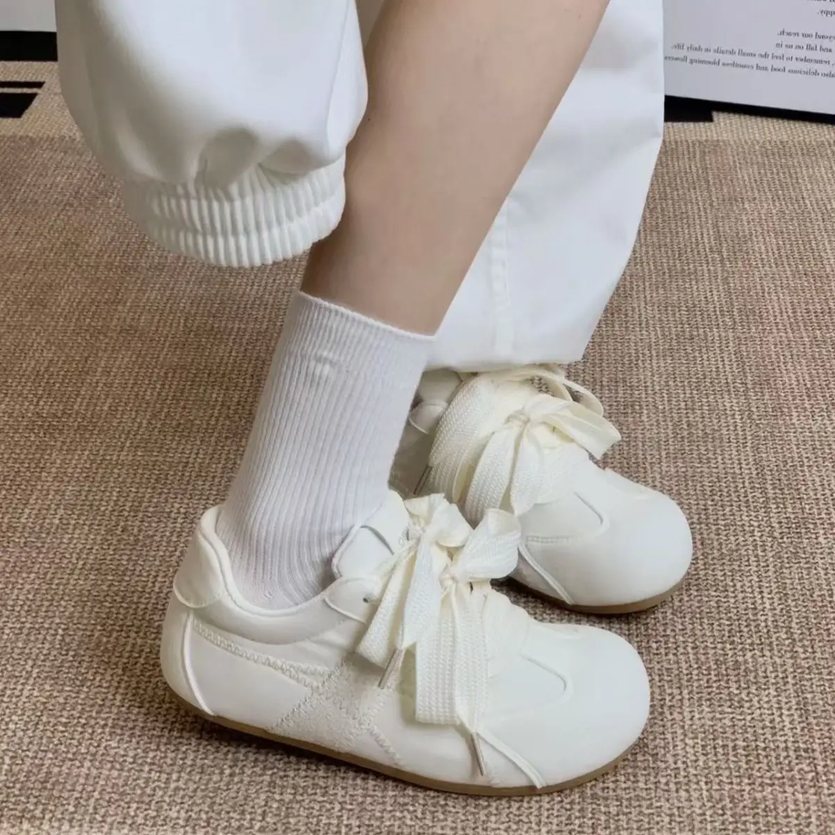 New green lace up trainers shoes for women autumn designer sneakers runway shoes woman comfortable roomy sneakers jogging shoes