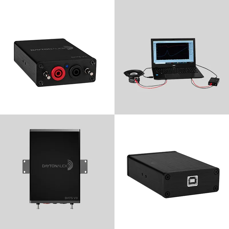 Dayton DATS V3 audio test system capacitor inductor resistor speaker TS parameter analysis instrument