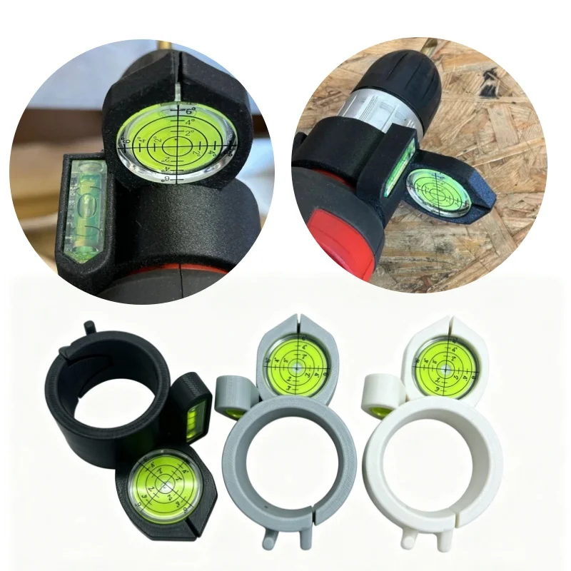 Multi-function Drill Level Helper Portable Hole Positioning Tool For Pipeline & Home Wall Decoration Installation