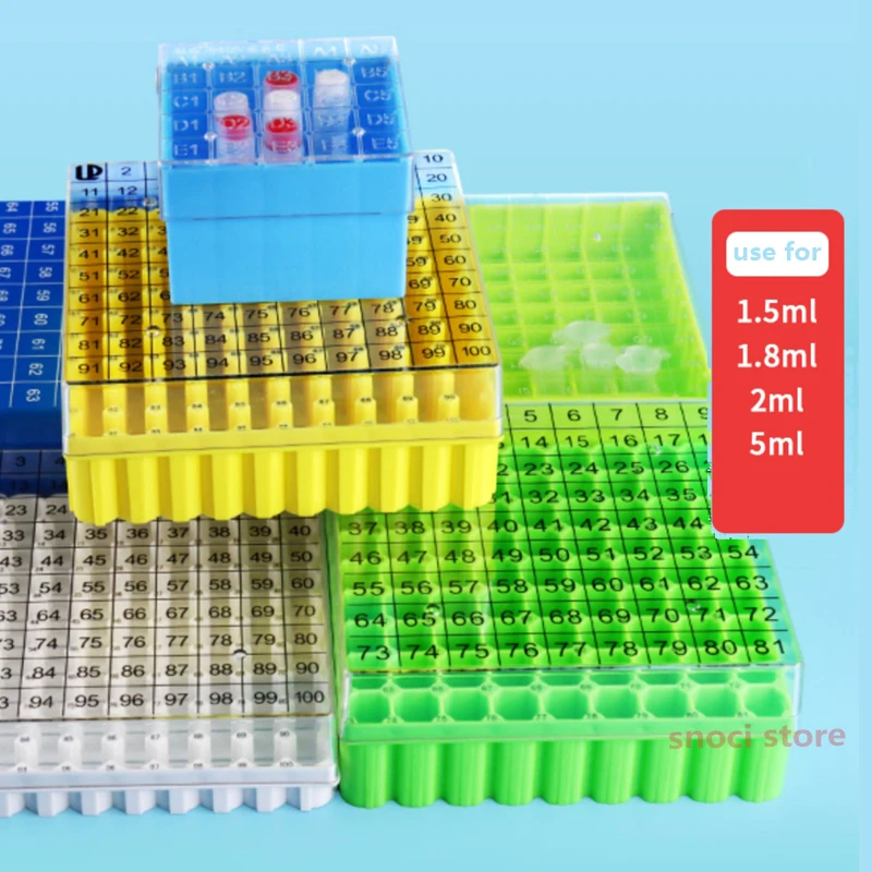 flip storage tube box amostra congelado peca 25 81 100 celulas 05 ml 15 ml 18 ml 2ml 5ml 01