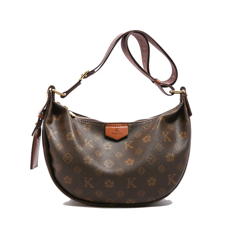 

​​2025 Hobo Bag Monogram, Spacious Shoulder Purse for Women, Large Capacity Crossbody Tote, Fashion Versatile Sling Bag​