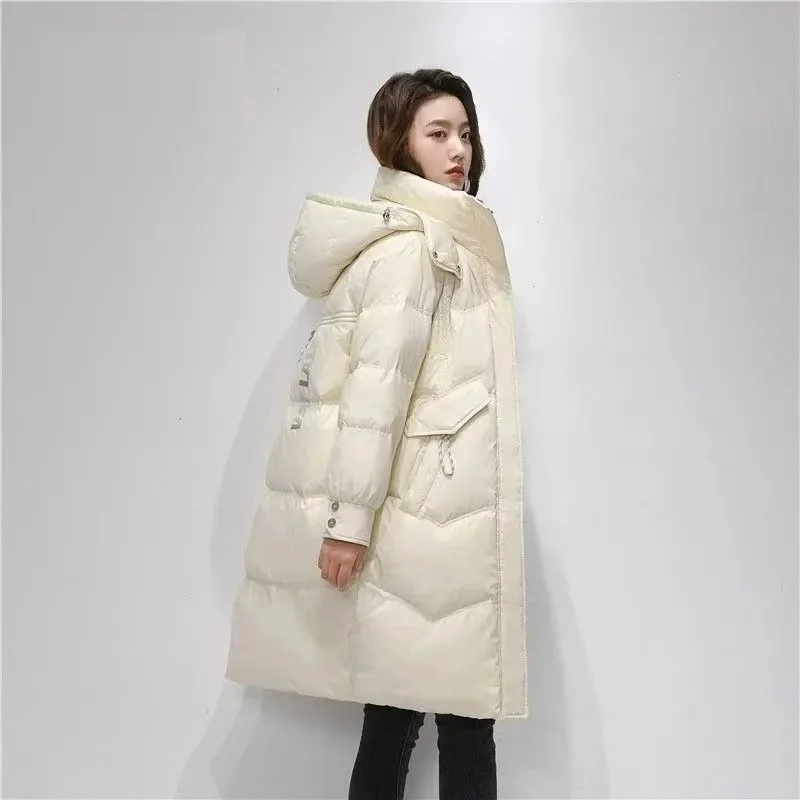 2026 Nuova Giacca Invernale Da Donna Parka Moda Con Cappuccio Spessore Caldo Lungo Imbottiture Cappotto di Cotone Parka Femminile Casual Outwear Cappotto Delle Signore