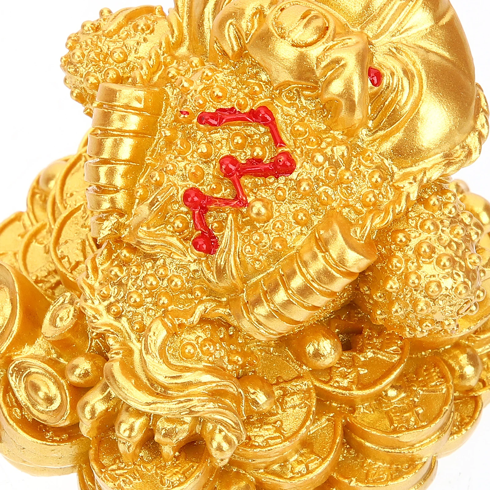 

Wealth Toad Ornament Three Legged Money Statue Chinese Table Centerpiece Housewarming Gift for Family Friends Home Office