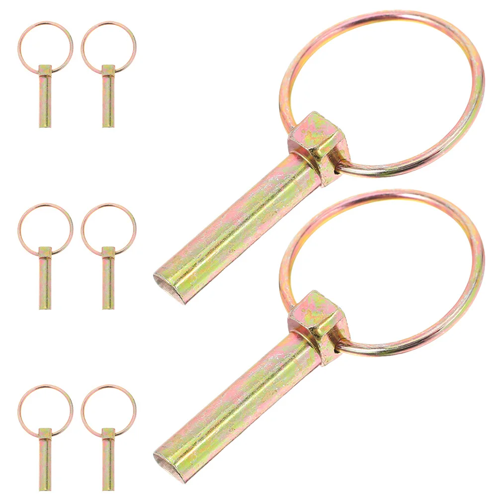 

8Pcs Safety Locking Pins Heavy Duty Trailer Hitch Pin Kit for Trucks Tractors Mowers Secure Anti-Theft Locking Hitch Pins