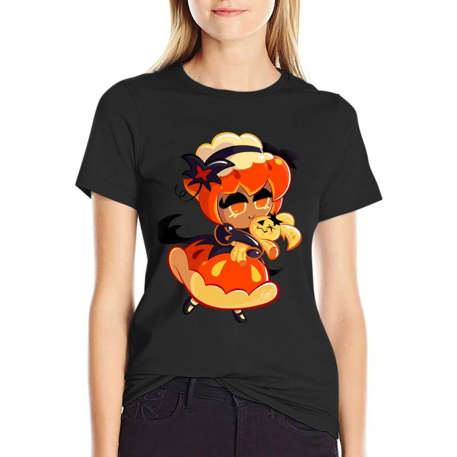 

Футболка Pumpkin Pie Cookie - Cookie Run Kingdom, новое издание, блузка, белые футболки для женщин