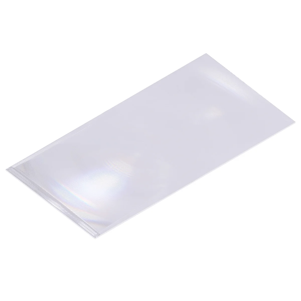 N09R Optical PMMA Fresnel Lens Focal Length 118x54mm Focal Length 185mm Plane DIY Projector