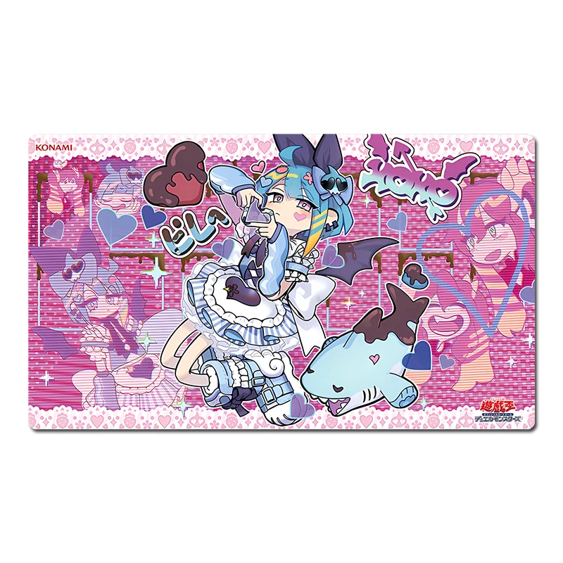 

YuGiOh Playmat Evil Twin Ki-sikil Коллекционный коврик для карточных игр TCG CCG Коврик для мыши Настольный игровой коврик Бесплатная сумка 60x35 см
