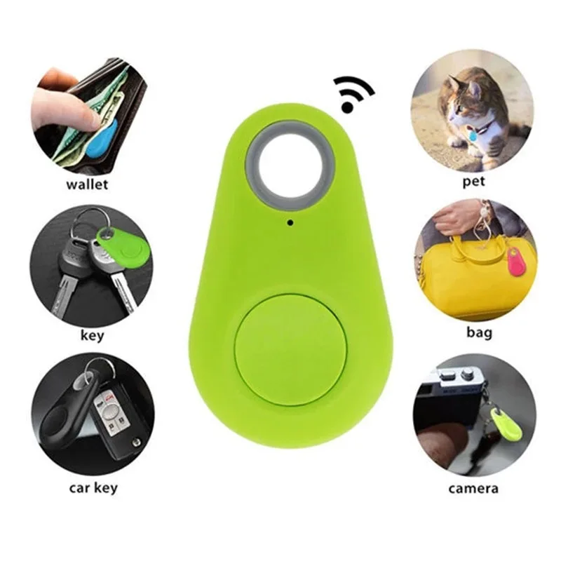 

Smart Mini Bluetooth Water Drop Locator Two-way Alarm Keychain Object Finder Pet dog cat Child Anti-Lost Tracker