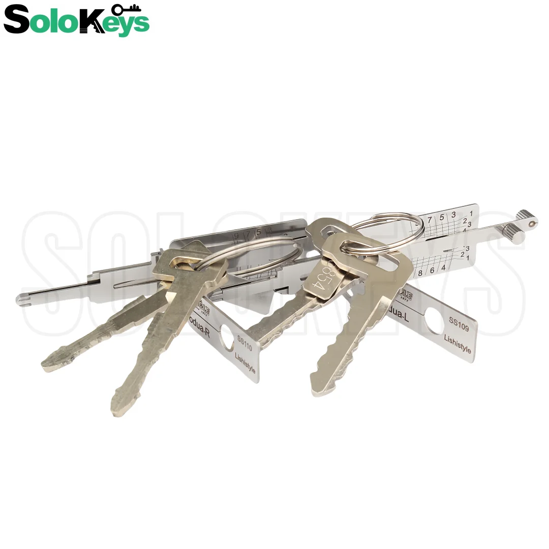 SOLOKEYS SS109 Original Lishi 2 in 1 Locksmith For Toyota Daihatsu Car Door Cylinder Unlocking Decoding Tool