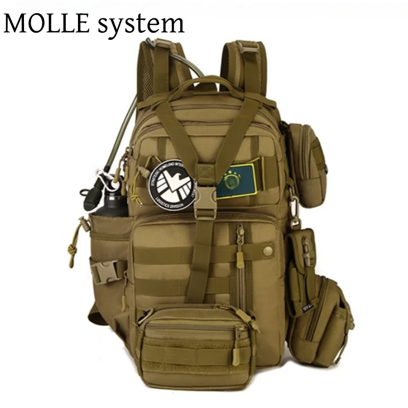 30L  Tactic MOLLE system Multifunctional  bag  sports camp hunting travel outdoors male Bags sac Backpack