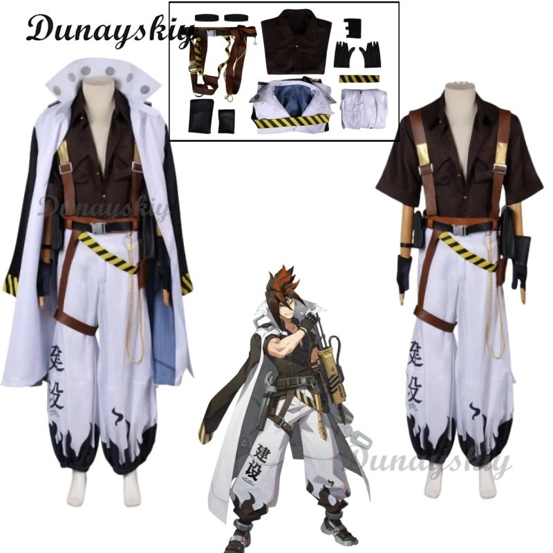 Game Zenless Zone Zero Anton Ivanov Cosplay Costume from New Role Cosplay Clothes Suit Men's Event Halloween Party Uniforms