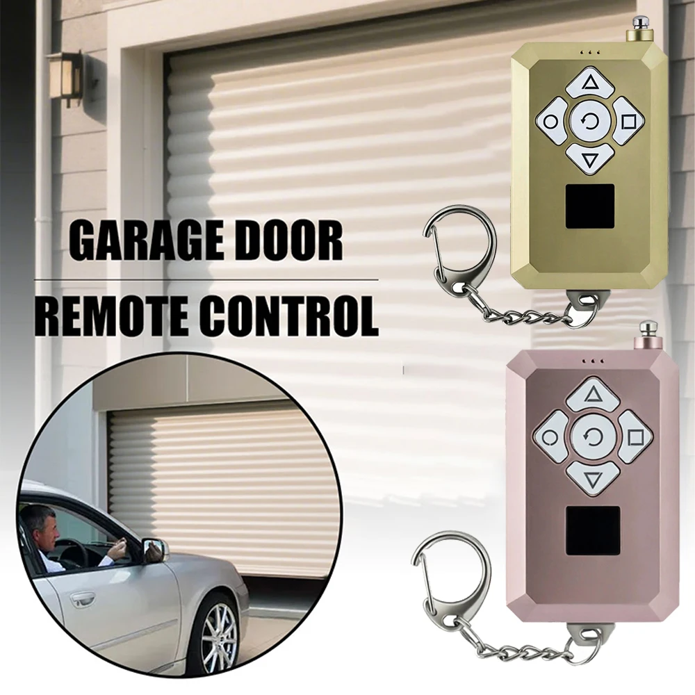 300-915MHZ Universal Garage Remote 5 Buttons 8 Channels Multifrequency Garage Door Gate Remote Control Duplicator Remote Control